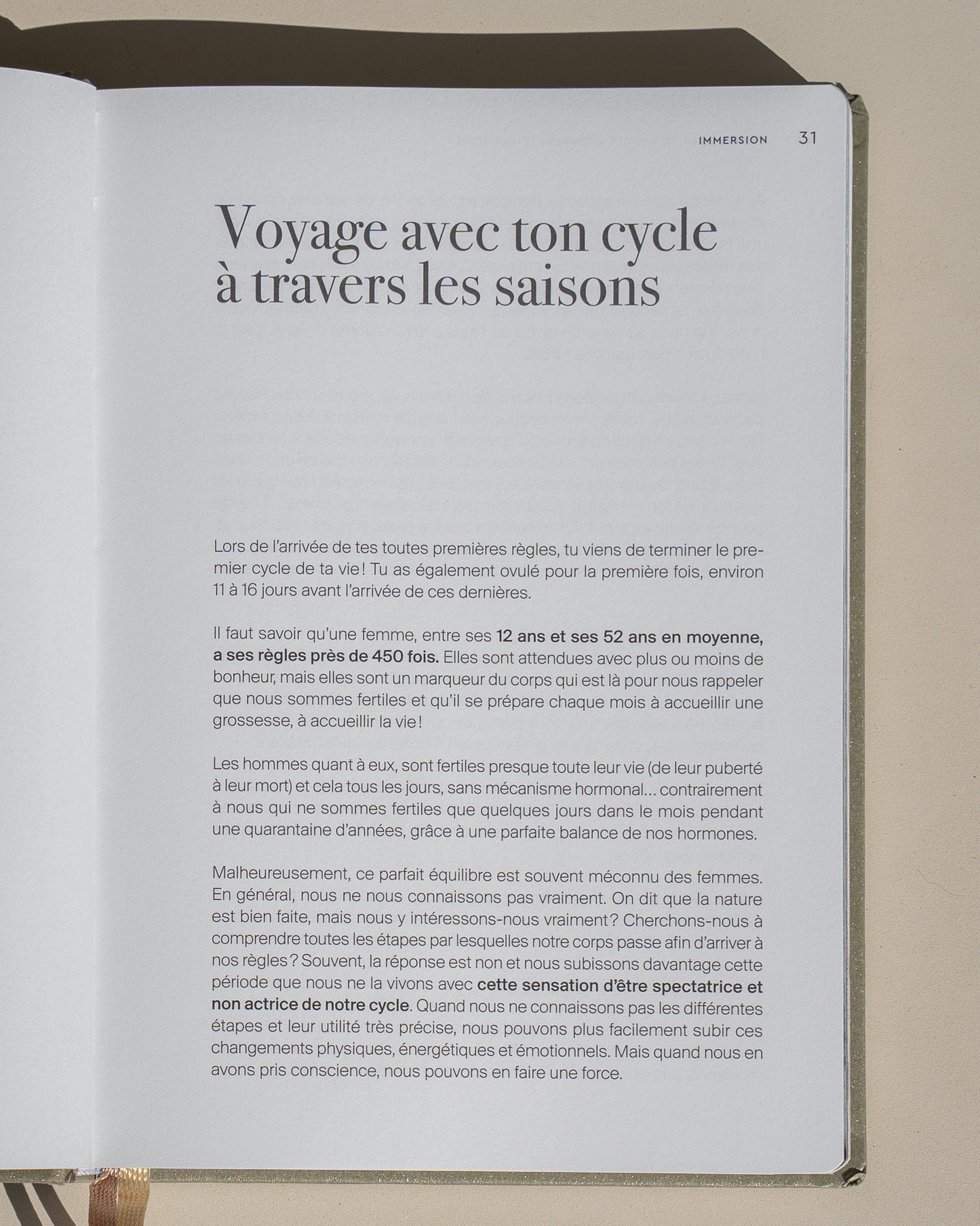 Livre IMMERSION